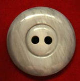 B17997 23mm Frosted Grey High Gloss 2 Hole Button - Ribbonmoon