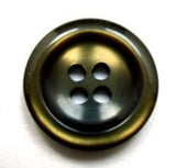 B16112 19mm English Forest Green Pearlised Polyester 4 Hole Button