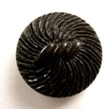 B13016 20mm Black Textured Shank Button - Ribbonmoon