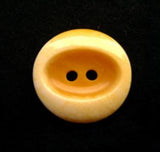 B13278 16mm Frosted Golden Yellow Gloss Oval Centre 2 Hole Button - Ribbonmoon