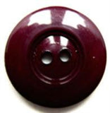 B15308 23mm Deep Maroon High Gloss Nylon 2 Hole Button - Ribbonmoon