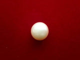 B2726 8mm Ivory Half Ball Button on a Shank - Ribbonmoon