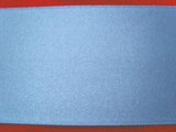 R3136 15mm  Dusky Blue Double Faced Satin Ribbon by Berisfords - Ribbonmoon