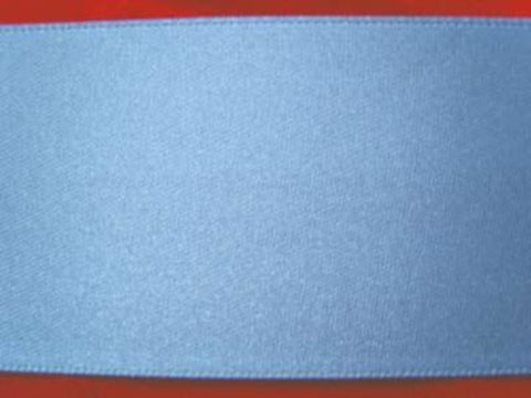 R3136 15mm  Dusky Blue Double Faced Satin Ribbon by Berisfords - Ribbonmoon