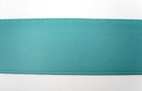 R1890 22mm Deep Turquoise Single Faced Satin Ribbon by Offray - Ribbonmoon