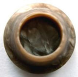 B5246 22mm Tonal Browns Chunky Button,Hole Built into the Back - Ribbonmoon