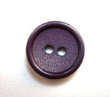 B16357 16mm Misty Black Currant Matt Centre 2 Hole Button