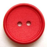 B14056 23mm Dusky Geranium Red Matt Centre 2 Hole Button - Ribbonmoon