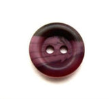 B15285 15mm Dusky Purples Soft Sheen 2 Hole Button - Ribbonmoon