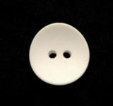 B10111 14mm Natural White Bone Sheen 2 Hole Button - Ribbonmoon