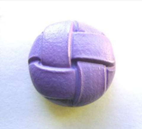 B7709 17mm Lilac Leather Effect Football Shank Button - Ribbonmoon