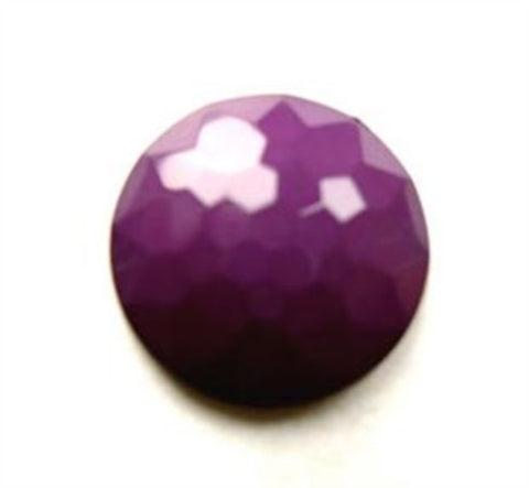 B11525 18mm Summer Plum Purple Domed Honeycomb Shank Button - Ribbonmoon