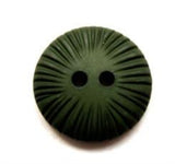 B16068 19mm English Forest Green Matt Textured 2 Hole Button - Ribbonmoon