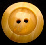 B13273 23mm Tonal Frosted Golden Yellow High Gloss 2 Hole Button - Ribbonmoon