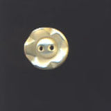 B16689 16mm Cream Tint Pearlised Polyester 2 Hole Button - Ribbonmoon