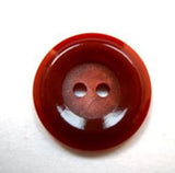 B16369 18mm Tonal Rust and Russet Gloss 2 Hole Button