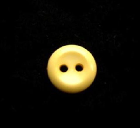 B17075 11mm Lemon High Gloss 2 Hole Button - Ribbonmoon