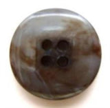 B5979 19mm Moonlight Blue and Browns Gloss Nylon 4 Hole Button - Ribbonmoon