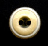 B7791 15mm Cream Primrose and White Pearlsied 2 Hole Button - Ribbonmoon