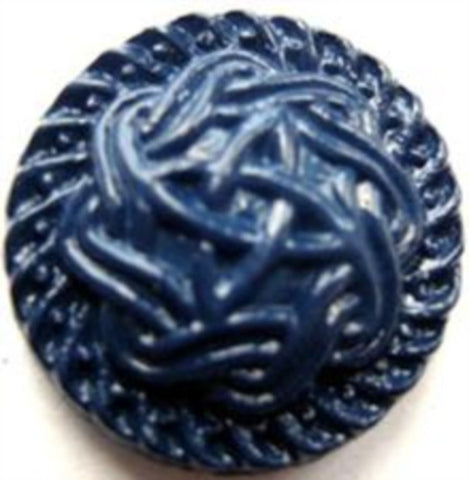 B5296 23mm Pale Navy Textured Shank Button - Ribbonmoon