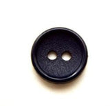 B10145 14mm Navy Matt Centre 2 Hole Button - Ribbonmoon