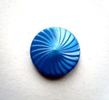 B9153 15mm Dark Royal Blue Textured Shank Button - Ribbonmoon