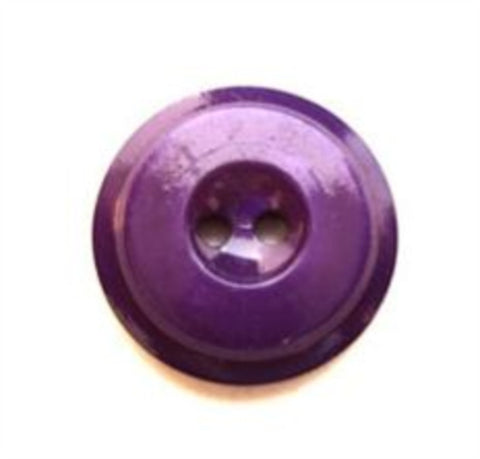 B7824 16mm Dark Purple Chunky Gloss 2 Hole Button - Ribbonmoon