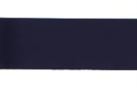 R4991 25mm Dark Navy Double Face Satin Ribbon - Ribbonmoon