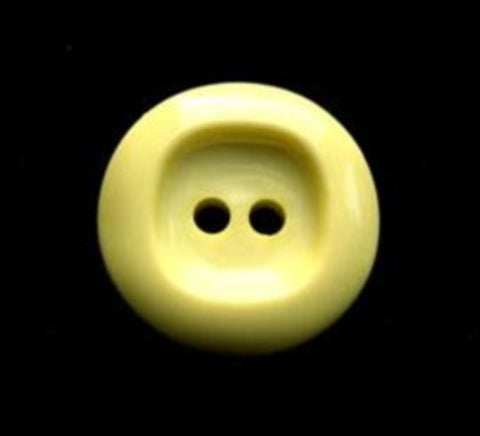 B17337 19mm Primrose Gloss 2 Hole Button - Ribbonmoon