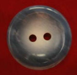 B18006 20mm Frosted Dusky Blue High Gloss 2 Hole Button - Ribbonmoon