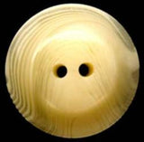 B2003 25mm Rich Cream Chunky High Gloss 2 Hole Button - Ribbonmoon