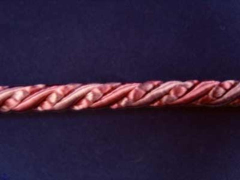 C211 8mm Dusky Pinks Silk Sheen Furnishing Cord