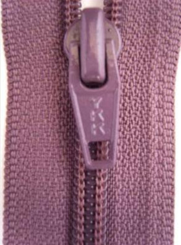 Z2962 YKK 61cm Dusky Rose Mauve Nylon No.5 Open End Zip - Ribbonmoon