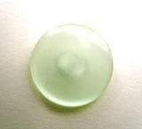 B14363 17mm Mint Green Pearlised Polyester Shank Button - Ribbonmoon