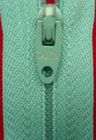 Z3348 18cm Deep Aqua Nylon No.3 Closed End Zip - Ribbonmoon