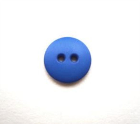 B9402 11mm Royal Blue Matt 2 Hole Button - Ribbonmoon