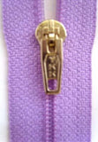 Z2081 YKK 18cm Deep Lilac Pin Lock No.2 Closed End Zip - Ribbonmoon