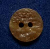 B4393 14mm Tonal Browns Textured 2 Hole Button - Ribbonmoon