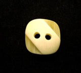 B8982 13mm Forsted Primrose Matt Finish 2 Hole Button - Ribbonmoon