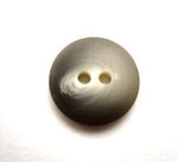 B13543 15mm Mid Greys and Natural Soft Sheen 2 Hole Button - Ribbonmoon