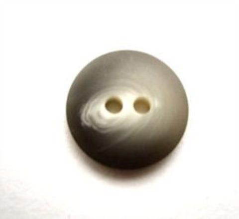 B13543 15mm Mid Greys and Natural Soft Sheen 2 Hole Button - Ribbonmoon