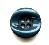 B11435 18mm Dull Kingfisher High Gloss Chunky 4 Hole Button - Ribbonmoon