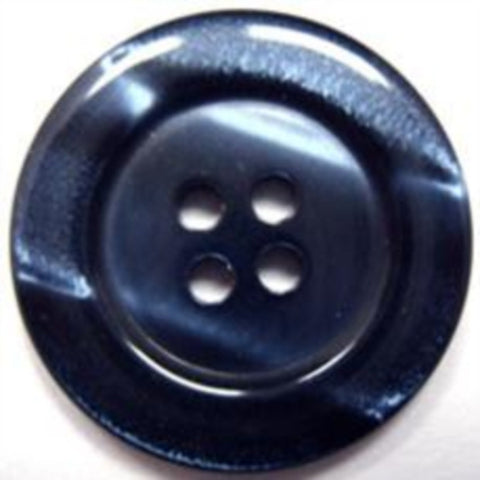 B15752 28mm Tonal Navy Semi Pearlised 4 Hole Button - Ribbonmoon