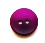 B7588 14mm Tonal Plum Pearlised Polyester 2 Hole Button - Ribbonmoon