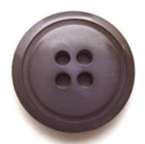 B5910 19mm Tonal Moonlight Blue Grey Gloss 4 Hole Button - Ribbonmoon