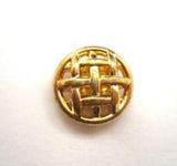 B14457 15mm Gilded Gold Poly Shank Button - Ribbonmoon