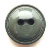 B5693 18mm Petrol Grey High Gloss Domed 2 Hole Button - Ribbonmoon