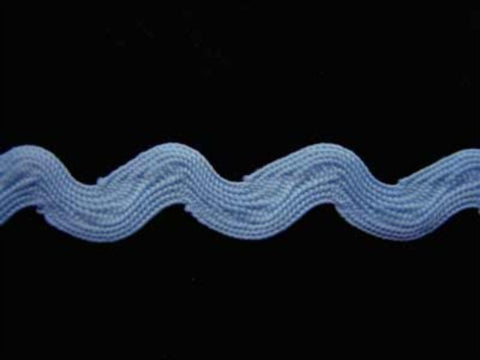 RIC33 16mm Pale Blue Rayon Ric Rac Braid - Ribbonmoon