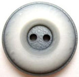 B6780 25mm Silver Grey Chunky 2 Hole Button - Ribbonmoon