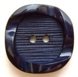 B8181 21mm Navy Textured Matt Centre 2 Hole Button - Ribbonmoon